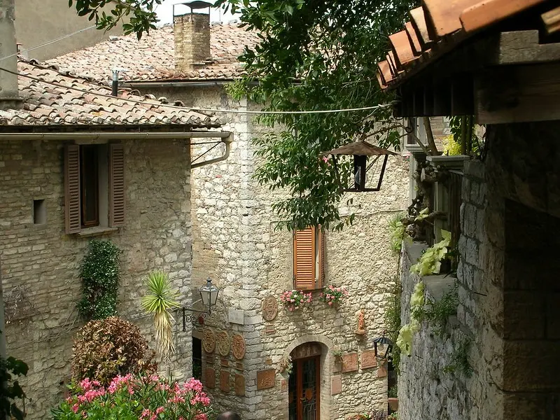Corciano borgo medievale - borghi più belli Umbria