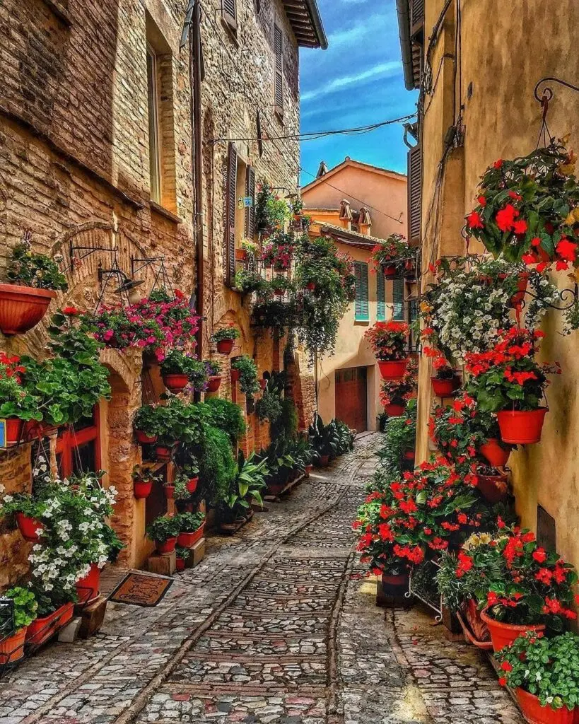 Spello, il borgo dei fiori famoso per l'Infiorata - borghi più belli Umbria