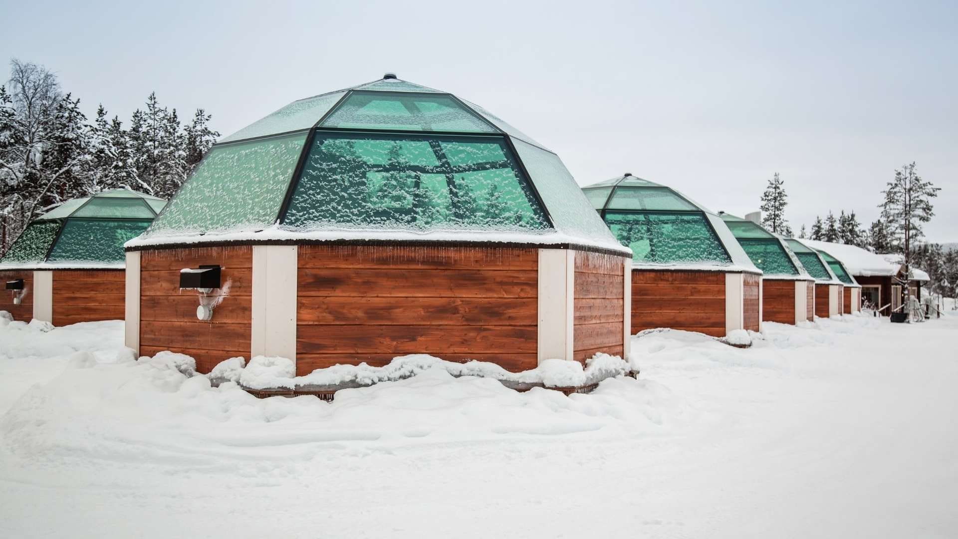 Saariselka ed Inari in aurora glass cabin