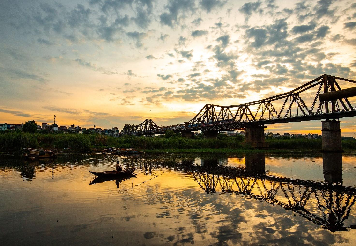 Ponte Long Biên ad Hanoi in Vietnam