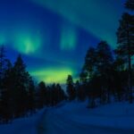 Lapponia_Saariselka_ aurora boreale_natura